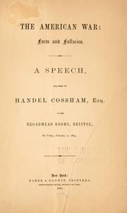 The American war by Handel Cossham