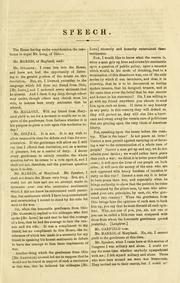 Cover of: On the resolution to expel Mr. Long: speech of Hon. Benjamin G. Harris, of Maryland : delivered in the House of Representatives of the United States, April 9, 1864.