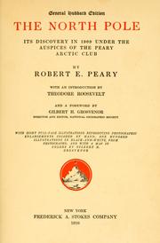 Cover of: The North pole by Robert E. Peary