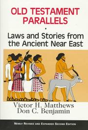 Cover of: Old Testament parallels by Victor Harold Matthews