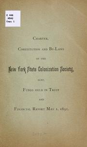 Cover of: Exposition of the errors of the New York State Colonization Society, in its late attacks on the American Colonization Society.