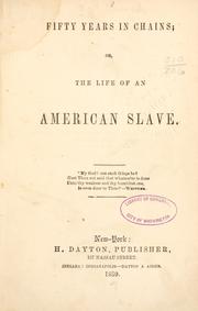 Cover of: Slavery in the United States