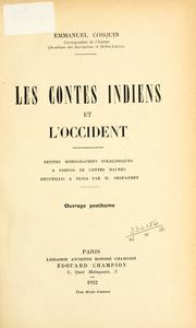 Cover of: Les contes indiens et l'occident: petites monographies folkloriques ©Ła propos de contes Maures