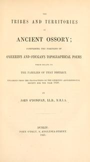 The tribes and territories of ancient Ossory