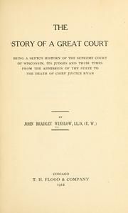 Cover of: The story of a great court by John Bradley Winslow