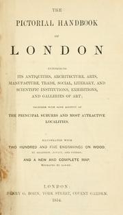 Cover of: The pictorial handbook of London by John Weale