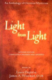 Cover of: Light from light: an anthology of Christian mysticism