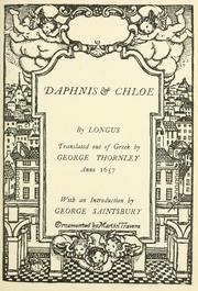 Cover of: Daphnis & Chloe. by Longus