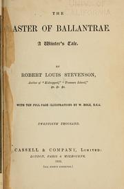 Cover of: The  master of Ballantrae by Robert Louis Stevenson