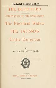 Cover of: The betrothed by Sir Walter Scott