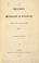 Cover of: An oration delivered at Concord, April the nineteenth, 1825