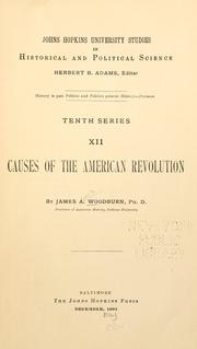 Cover of: Causes of the American revolution.