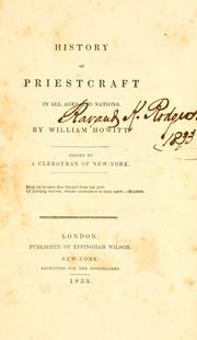 Cover of: History of priestcraft in all ages and nations