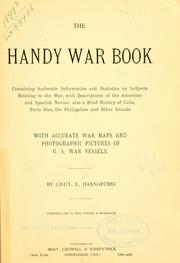Cover of: The handy war book by Hannaford, E.