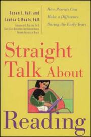 Cover of: Straight talk about reading: how parents can make a difference during the early years