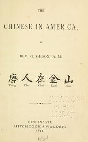 Cover of: The Chinese in America