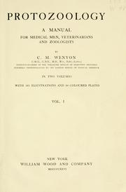 Cover of: Protozoology by Charles Morley Wenyon