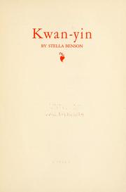 Cover of: Kwan-yin by Stella Benson