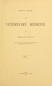 Cover of: Text book of veterinary medicine