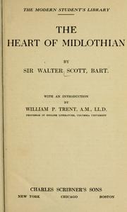 Cover of: The heart of Midlothian by Sir Walter Scott