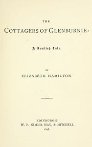 Cover of: The cottagers of Glenburnie: a Scottish tale