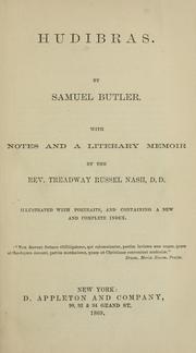 Cover of: Hudibras by Samuel Butler