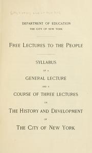 Cover of: Free lectures to the people