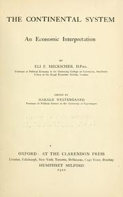 Cover of: The continental system