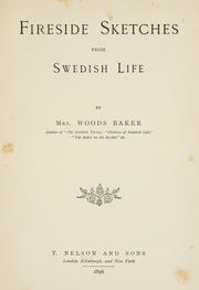Cover of: Fireside sketches from Swedish life