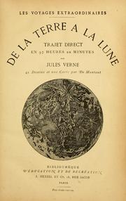 Cover of: De la terre à la lune