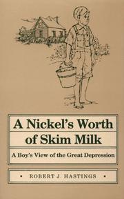 Cover of: A nickel's worth of skim milk: a boy's view of the Great Depression