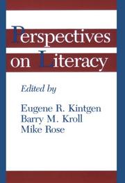 Cover of: Perspectives on literacy by edited by Eugene R. Kintgen, Barry M. Kroll, Mike Rose.