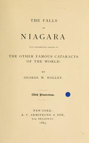 The falls of Niagara by George W. Holley