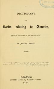 Cover of: Biblioteca americana. by Joseph Sabin