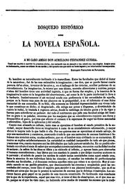 Novelistas posteriores a Cervantes by Cayetano Rosell