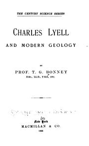 Cover of: Charles Lyell and modern geology.
