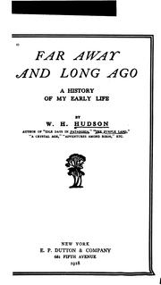 Cover of: Far away and long ago.