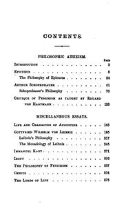 Cover of: Atheism in philosophy, and other essays