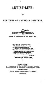 Cover of: Artist-life, or, Sketches of American painters