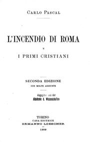 Cover of: L' incendio di Roma e i primi cristiani