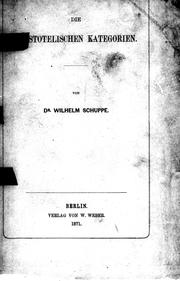 Cover of: Wilhelm Schuppe