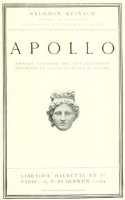 Cover of: Apollo by Salomon Reinach