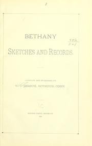Bethany sketches and records by W. C. Sharpe