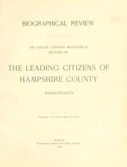 Cover of: Biographical review