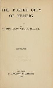 The buried city of Kenfig by Gray, Thomas V.D.