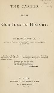 Cover of: The career of the God-idea in history.