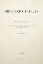 Cover of: Child's Christ-tales