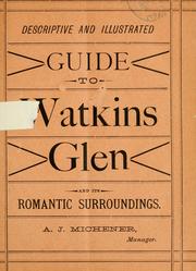 Descriptive guide book of the Watkins glen by M Ells