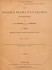 Cover of: Die fossile Flora von Gleichenberg