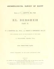 Cover of: El Bersheh by Alexandre Moret